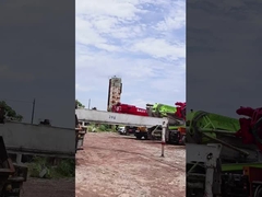 2012 Putzmeister ใช้รถบรรทุกปั๊มคอนกรีต 56m รถบรรทุกติดปั๊ม เครื่อง Mercedes Benz