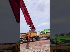 รถบรรทุกปั๊มคอนกรีตมือสอง 56m กับโรงงาน Schwing Putzmeister ขายตรง