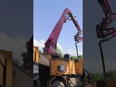 2012 รถบรรทุกปั๊มคอนกรีต 49 เมตรติดตั้ง Hino แชสซี่ สําหรับขาย