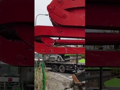 รถบรรทุกปั๊มคอนกรีต 2008 putzmeister 38 เมตรติดตั้ง Isuzu stock chassis สําหรับขายโดยตรง