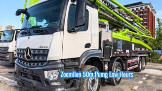 รถปั๊มคอนกรีต Zoomlion 59 ม. ปี 2021